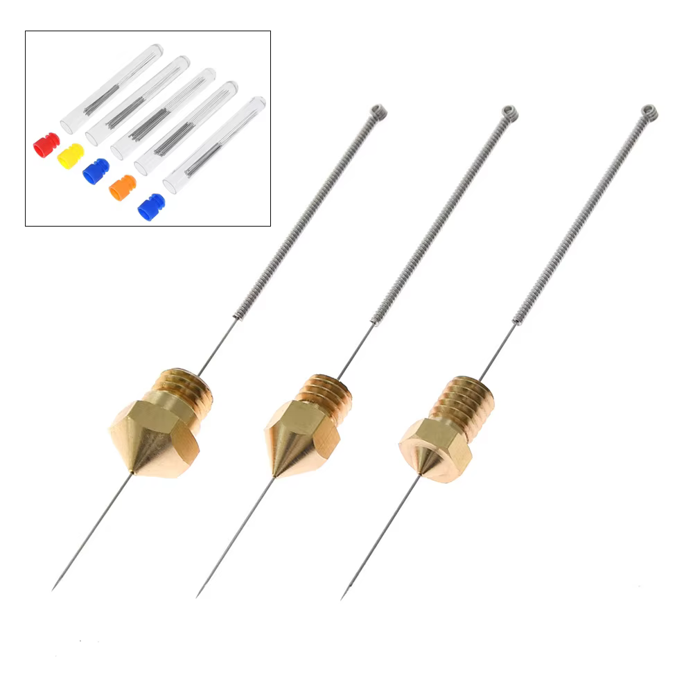 10pcs Stainless Steel 3D Printer Nozzle Cleaning Needles