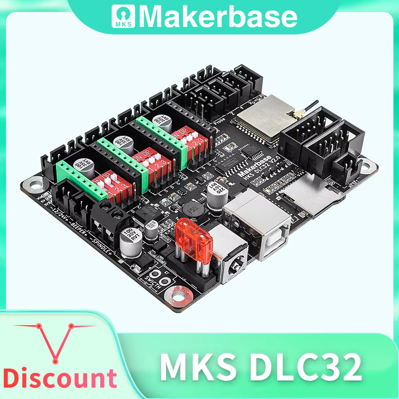 Makerbase MKS DLC32 GRBL Controller with ESP32 WiFi & Touchscreen