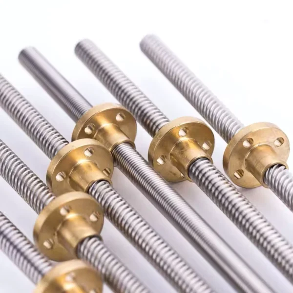 T8 Trapezoidal Lead Screw 8mm Diameter Stainless Steel