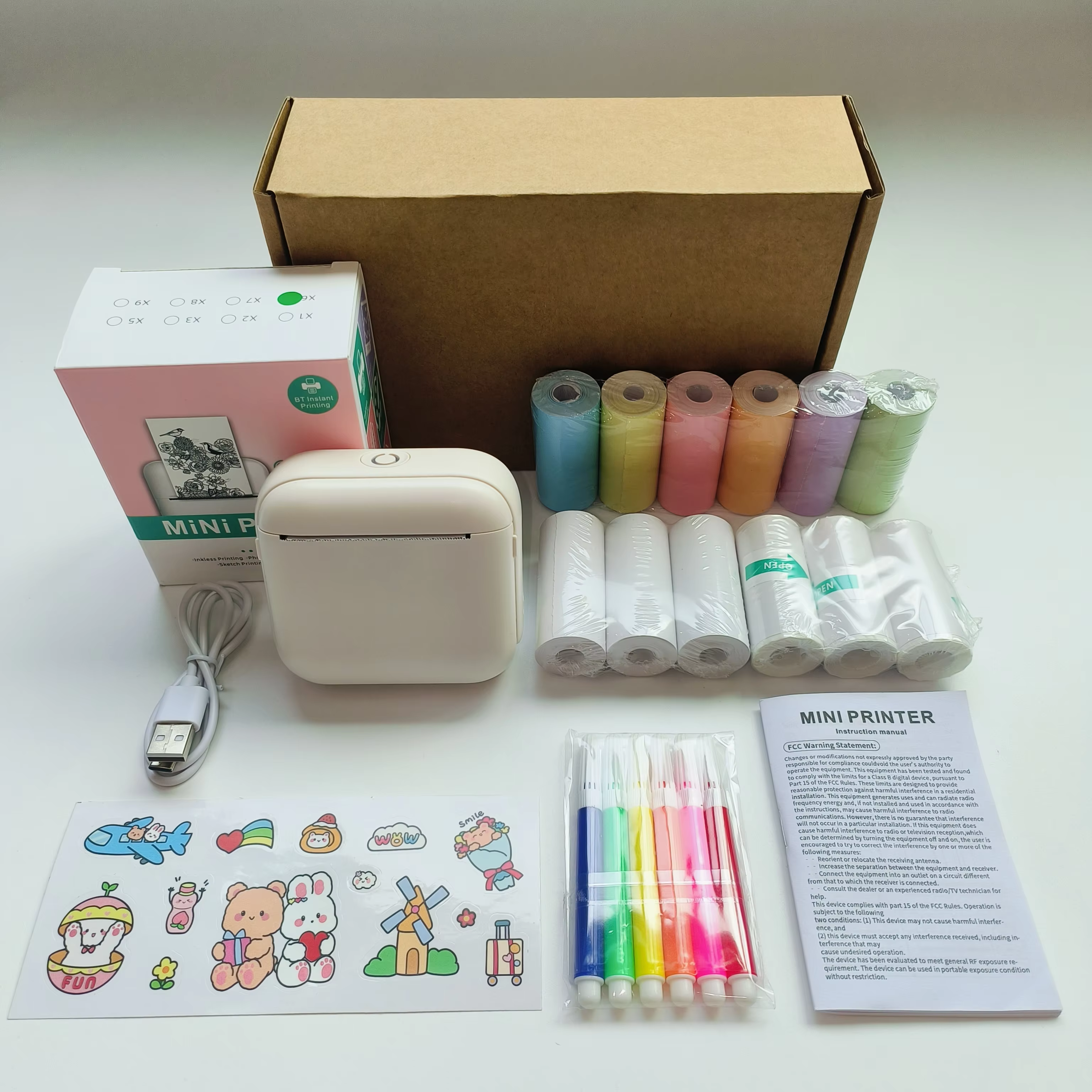 Wireless Mini Thermal Printer Portable Label Maker
