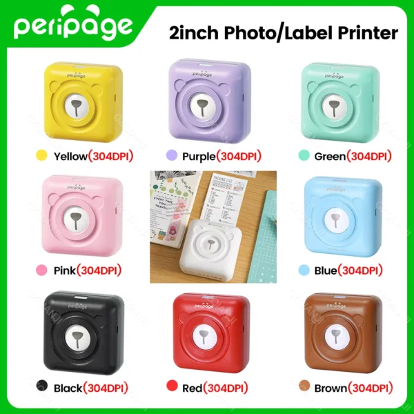 Peripage A6 Portable 304DPI Mini Thermal Printer