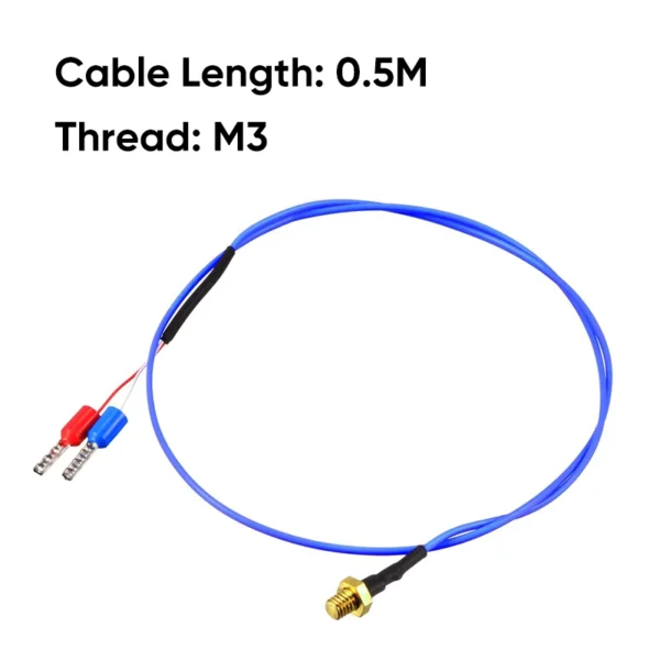 High Precision K/PT100 Thermocouple Screw Sensor 3D Printer