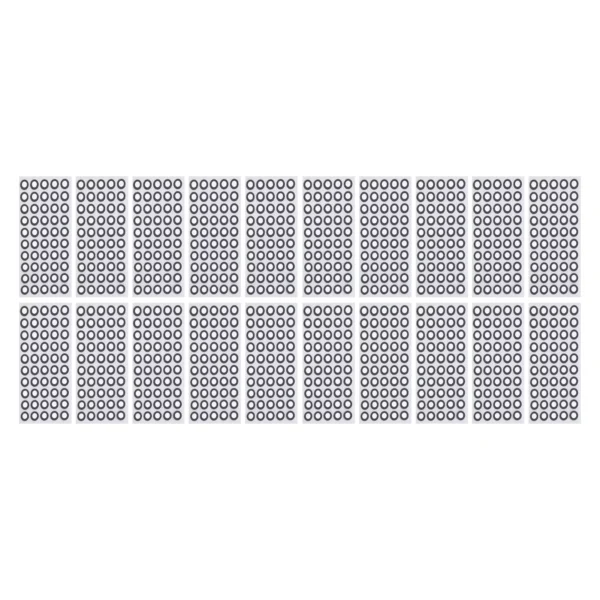 1000 Pc 3D Scanning Markers 6mm ID 10mm OD High Reflective
