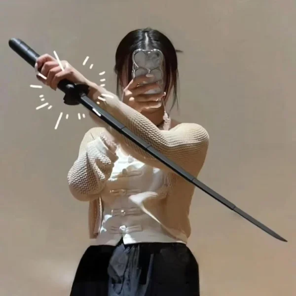 3D Printed Retractable Plastic Samurai Sword Toy