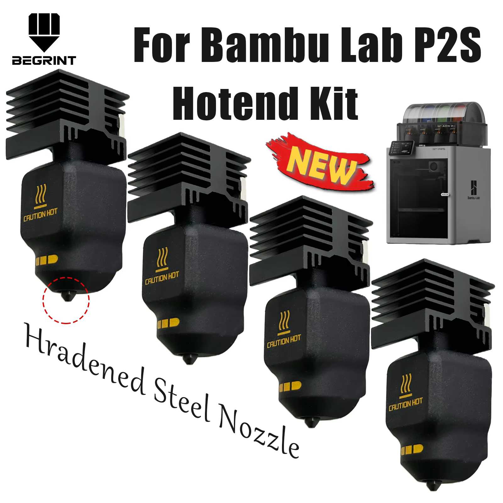 P2S Hotend Kit for Bambu Lab P2S 3D Printer