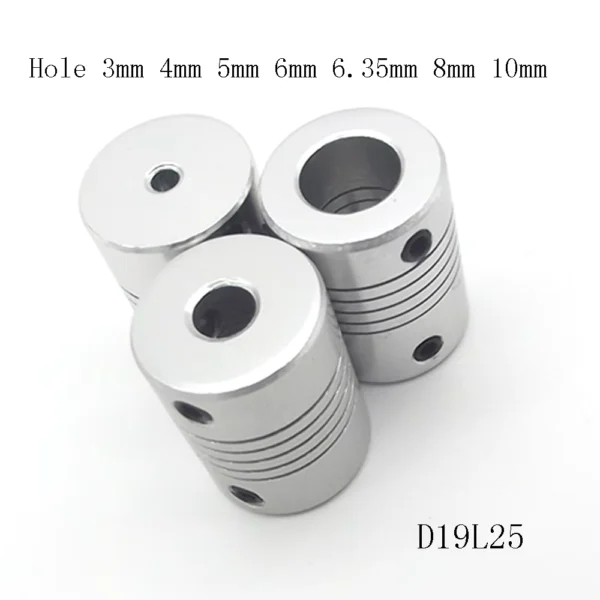 D19L25 19mm Aluminum Flexible Coupling for Stepper Motor