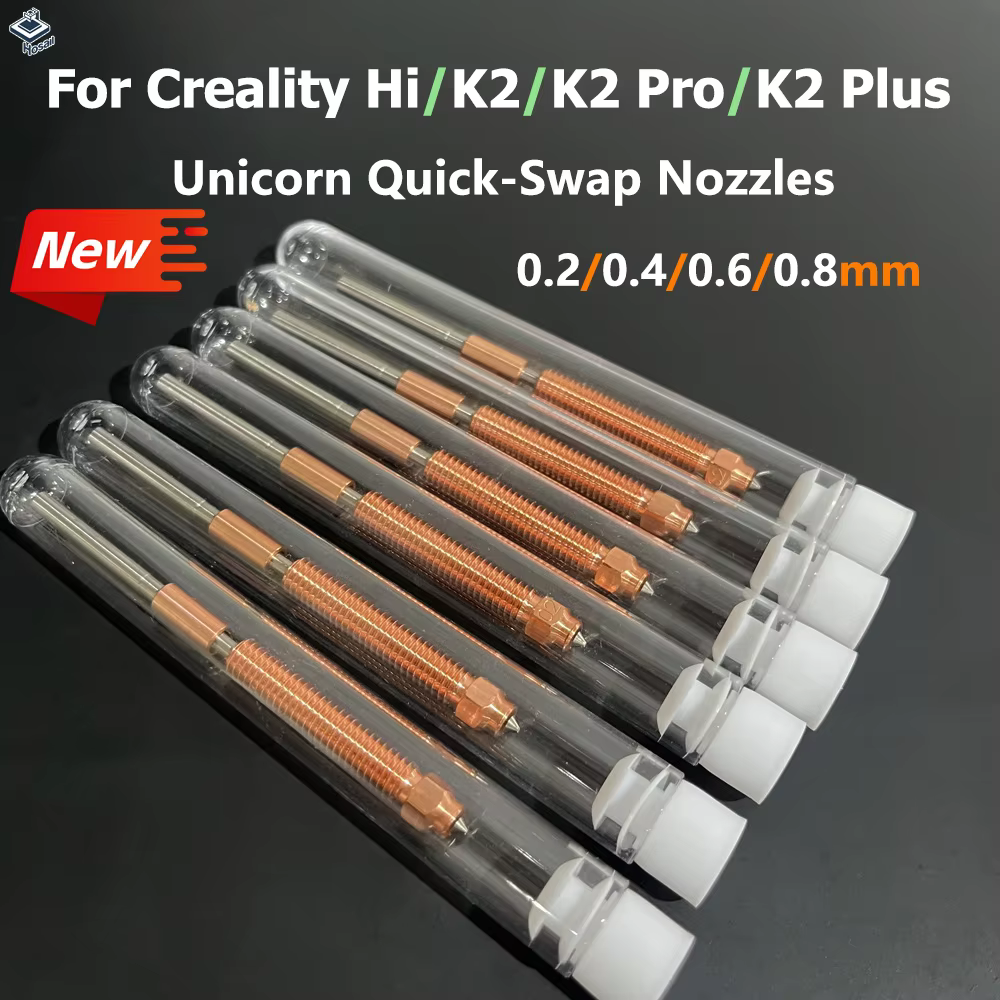 Hotend Nozzle 0.2-0.8mm for Creality K2 Hi 3D Printers