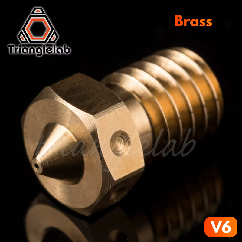 Trianglelab V6 Brass Nozzle for 3D Printers 1.75mm