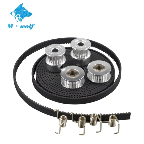 3D Printer GT2 Pulley & Timing Belt Kit with Idlers Tensioners