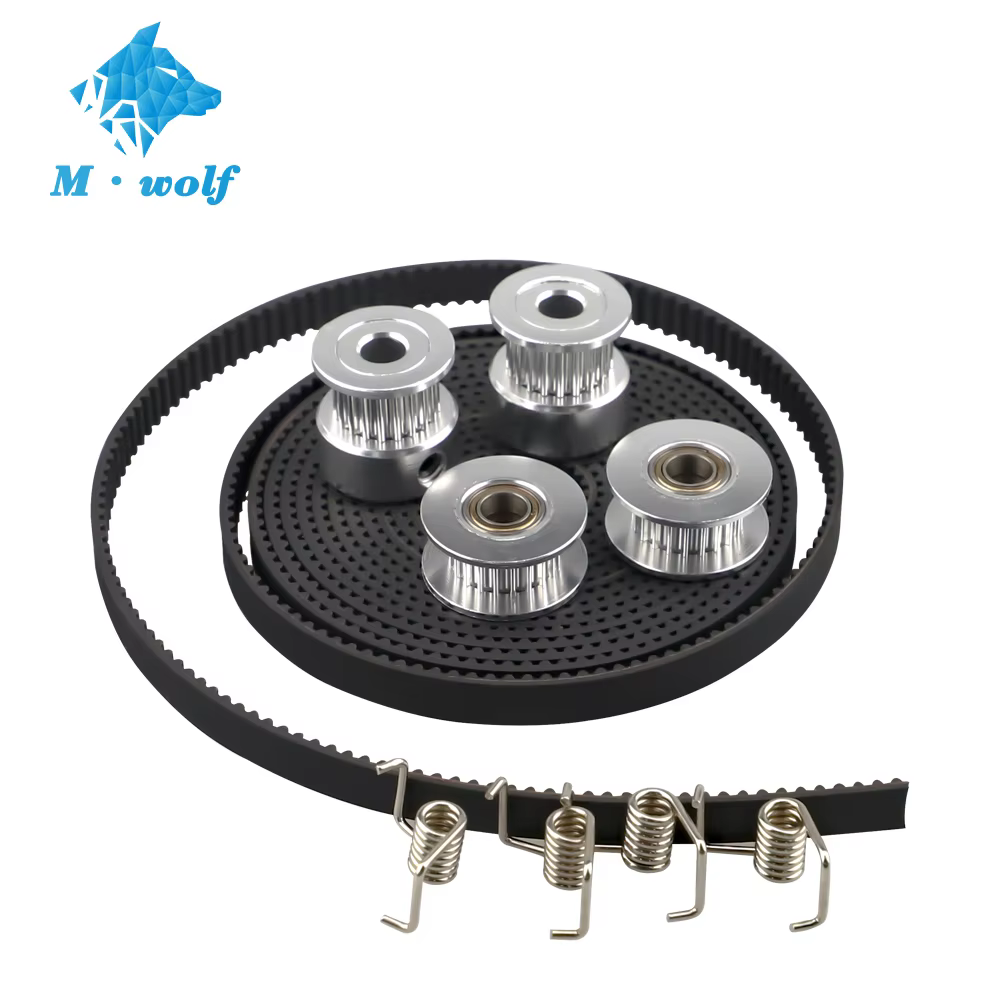 3D Printer GT2 Pulley & Timing Belt Kit with Idlers Tensioners