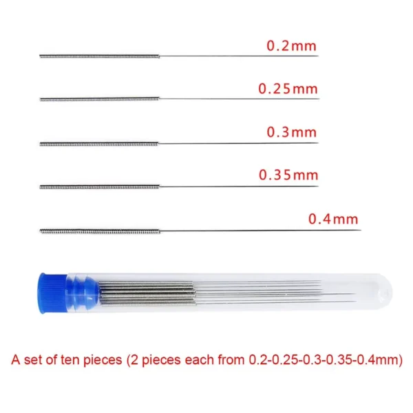 Stainless Steel Nozzle Cleaning Kit for Car Washer Jets