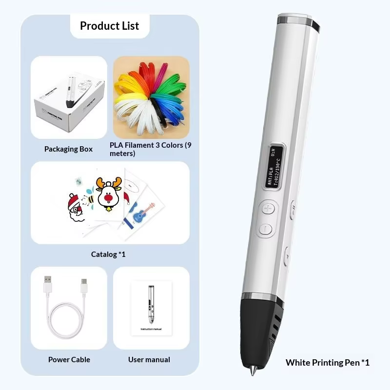 EOENKK High-Temperature 3D Printing Pen with OLED Display