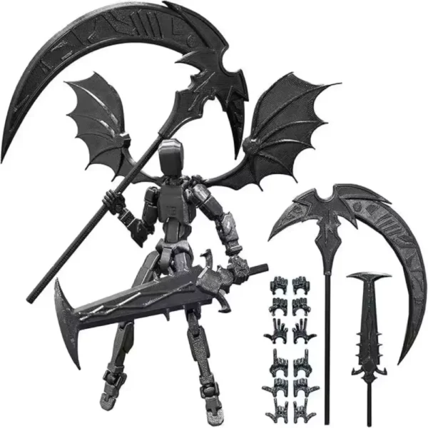 13cm 3D Printed Multi-Joint Robot Action Figure