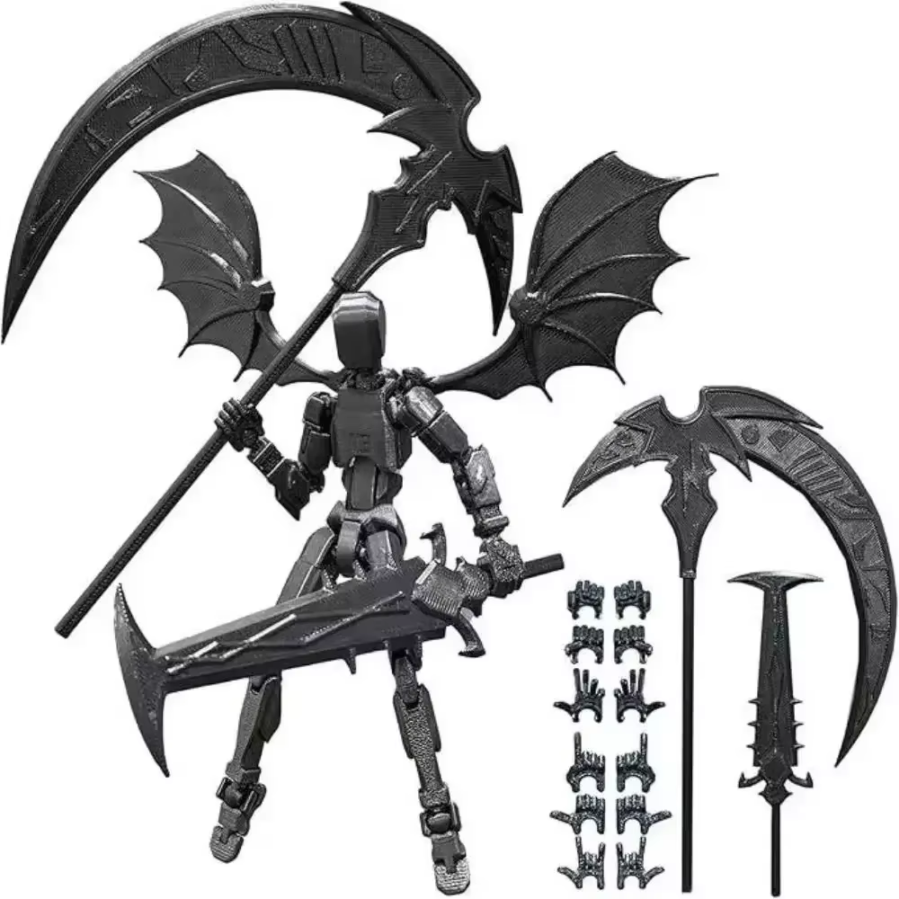 13cm 3D Printed Multi-Joint Robot Action Figure
