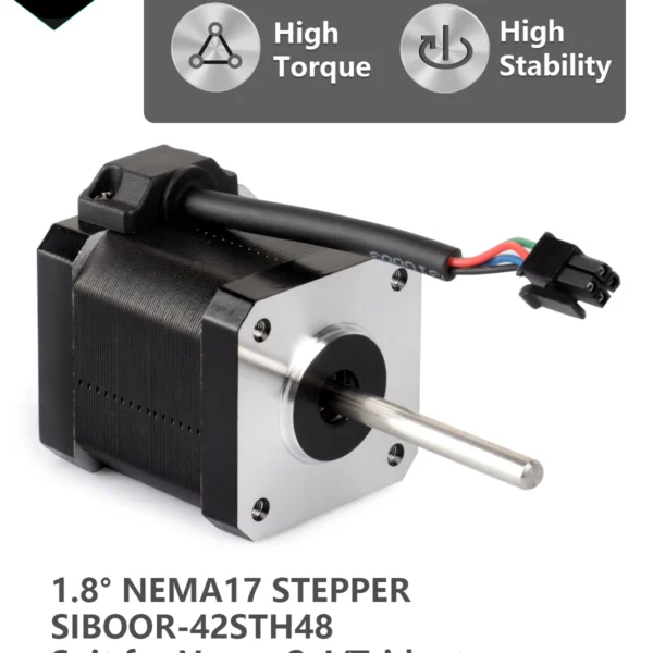 Siboor 1.8° NEMA17 Stepper Motor for Voron 2.4 Trident