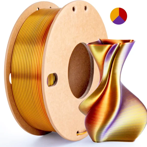 Multicolor 3D Printer Filament Dual/Tri Color PLA 250g