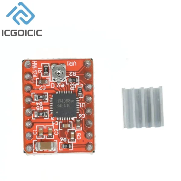 A4988 & DRV8825 Stepper Motor Driver Modules with Heat Sink