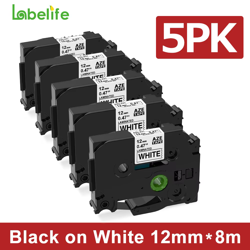 E1000PRO Portable Thermal Transfer Label Printer 12mm Tape