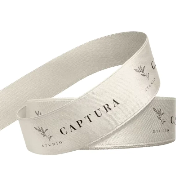 Custom Printed Polyester Ribbons 100 Yard Length