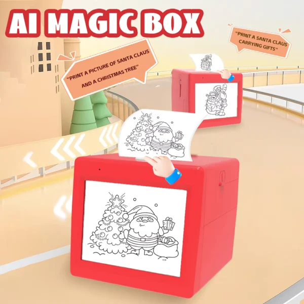 AI Magic Box Portable Voice-Controlled HD Thermal Printer