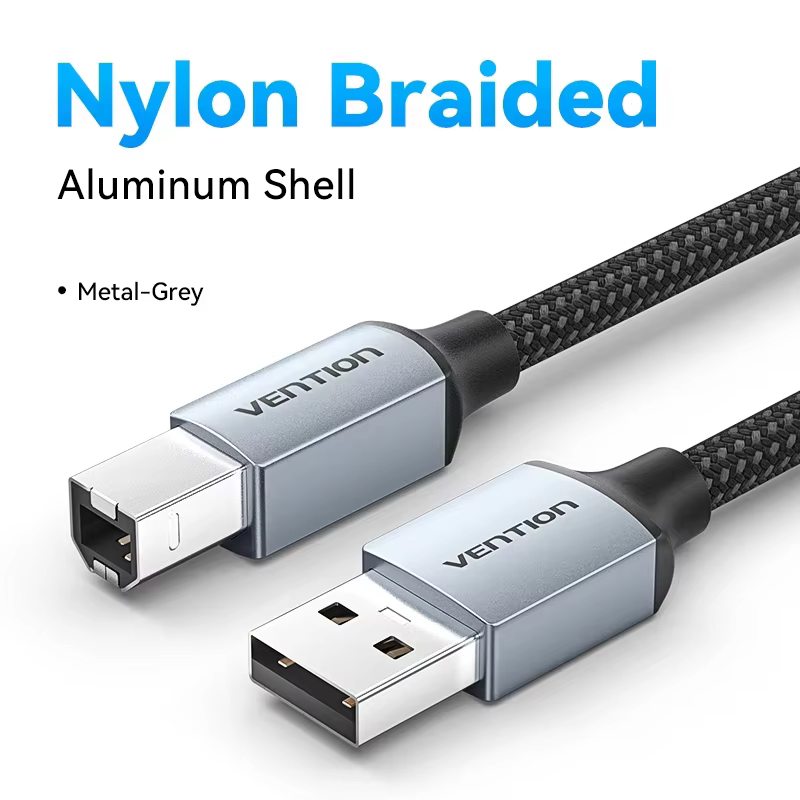 Vention USB 2.0 Printer Cable USB Type B to A Male 1-10m