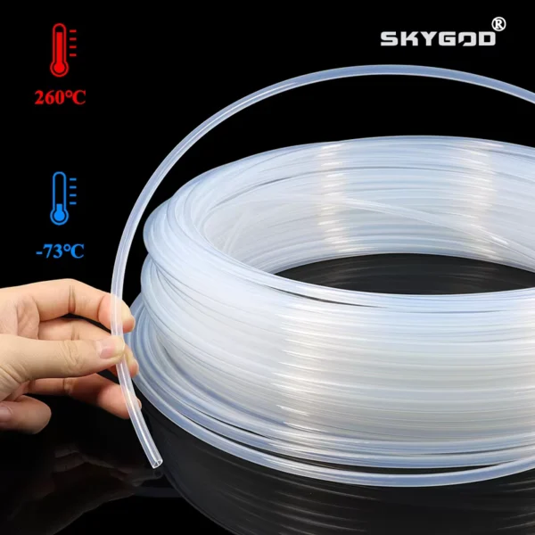 Transparent PTFE FEP Tube 1-10mm for 3D Printer Extruders