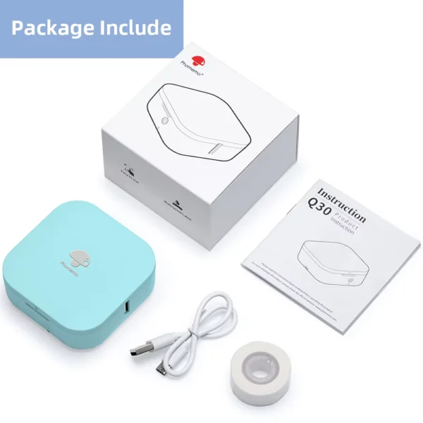 Phomemo Q30 Portable Wireless Mini Thermal Label Printer