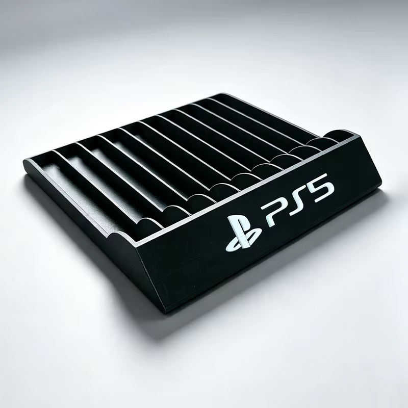 3D Printed PS5 & PS4 Game Disc Storage Rack Holds 10 Discs