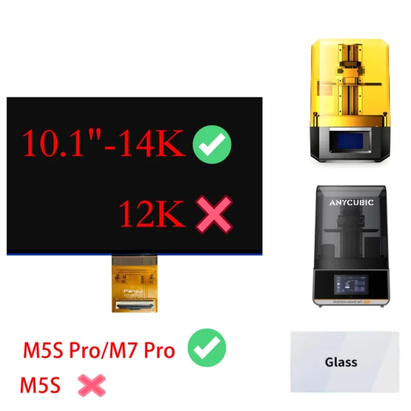 14K 10.1 inch LCD for Anycubic Photon Mono M5s Pro M7 Pro