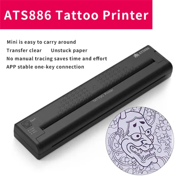 ATS886 Portable Tattoo Stencil Transfer Printer