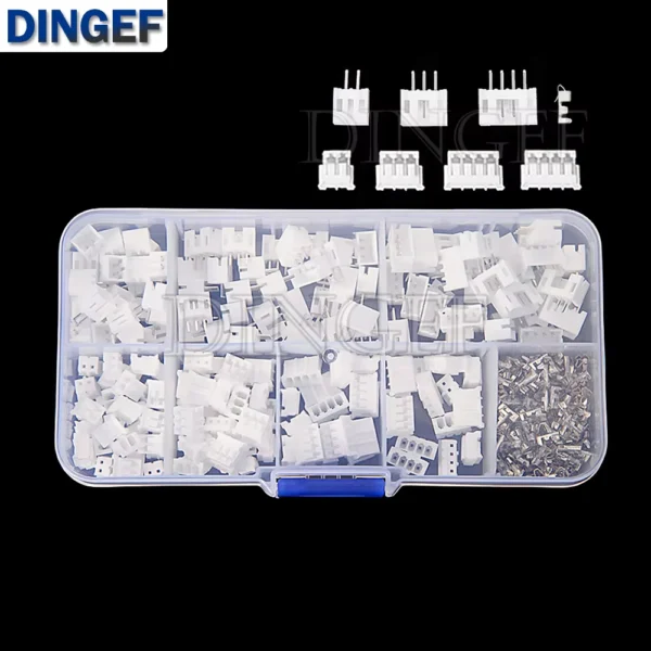 450PCS PH2.0 2p to 5p Terminal Kit 2.54mm Pitch Connectors