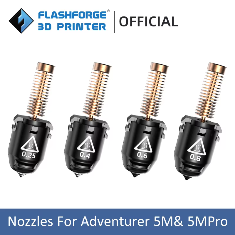 Flashforge Adventurer 5M & 5M Pro Nozzle Kit 0.25-0.8mm