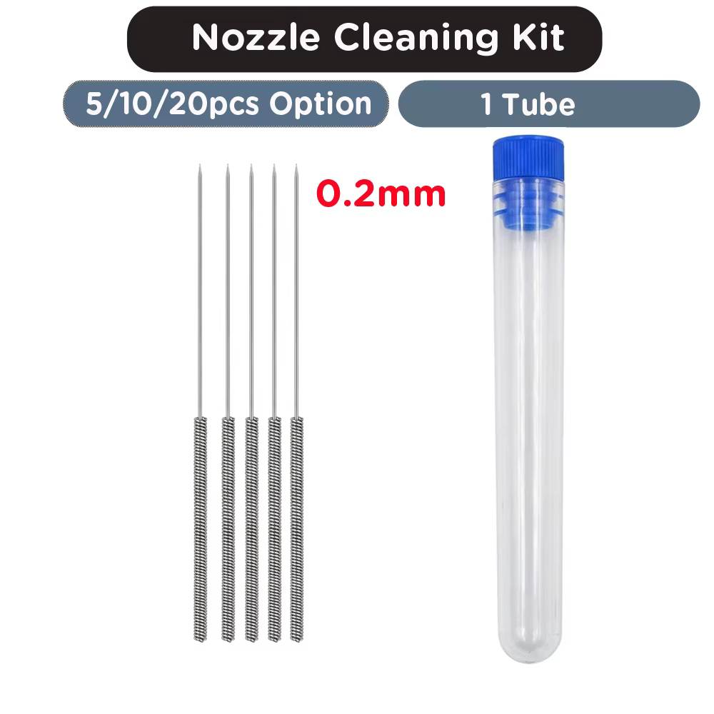Stainless Steel 3D Printer Nozzle Cleaning Needles Set