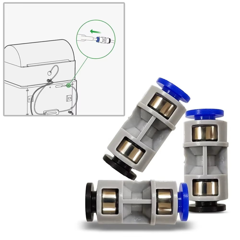 3Pcs PTFE Feed Tube Connector for Bambu Lab 3D Printer