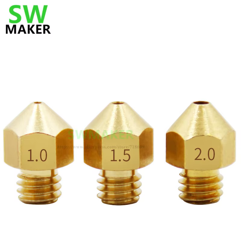 SEEJIE MK8 Large Caliber Copper 3D Printer Nozzle