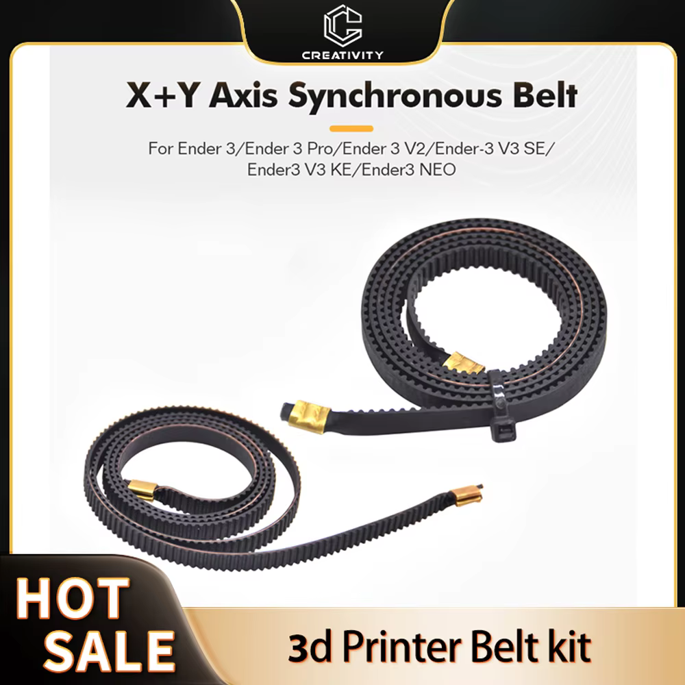 Ender 3 Series X+Y Axis Rubber Timing Belt 2GT-630mm