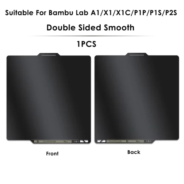 Bambu Smooth PEI Plate 257x257mm for Bambu Lab 3D Printers