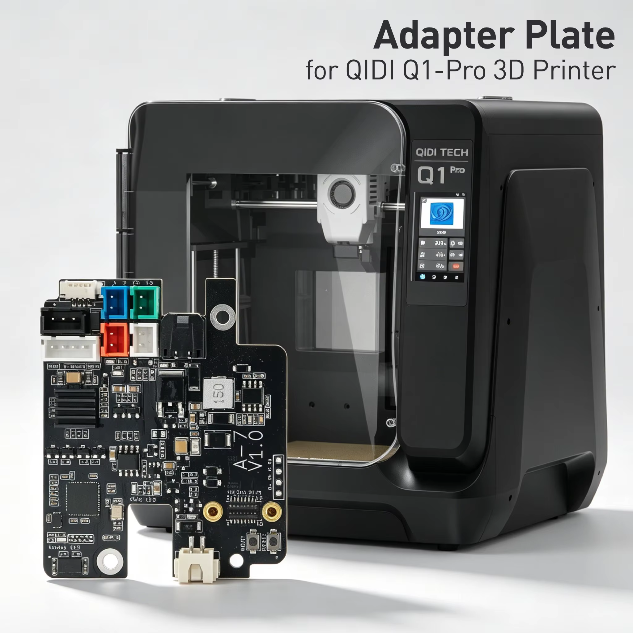 Adapter Plate for QIDI Q1-Pro 3D Printer Extruder Board