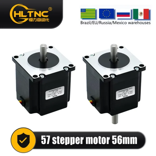 Nema 23 Stepper Motor 1.2N.m Torque with Dual/Single Shaft