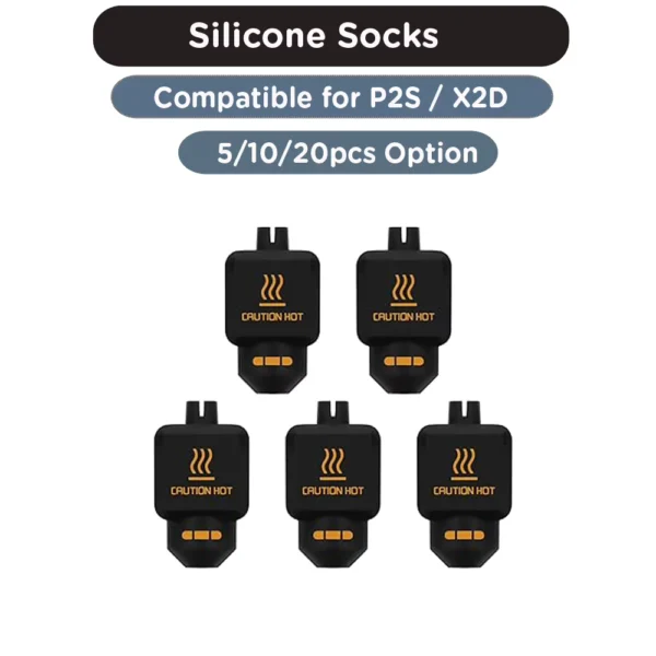 Silicone Heat Insulation Socks for Bambu Lab Hotend