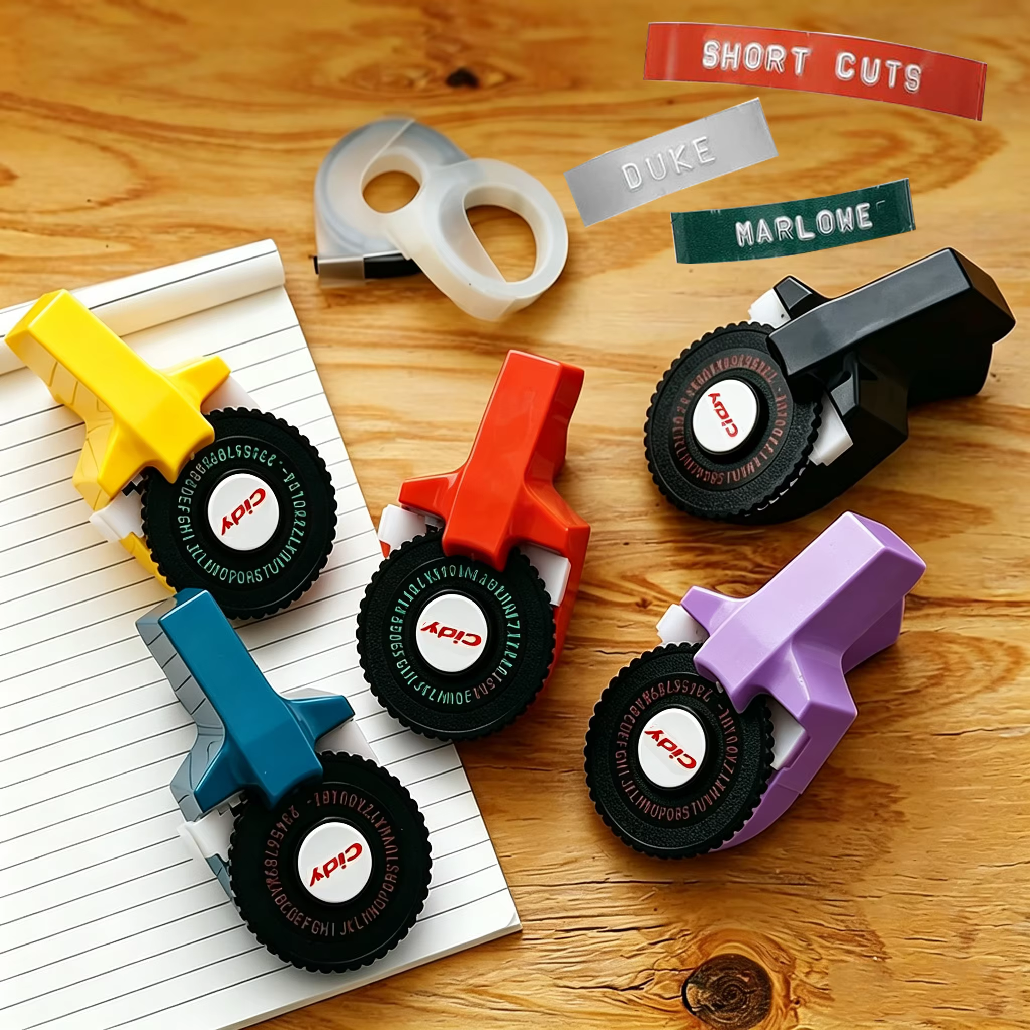 CIDY C101 3D Embossing Manual Label Maker with Ribbon