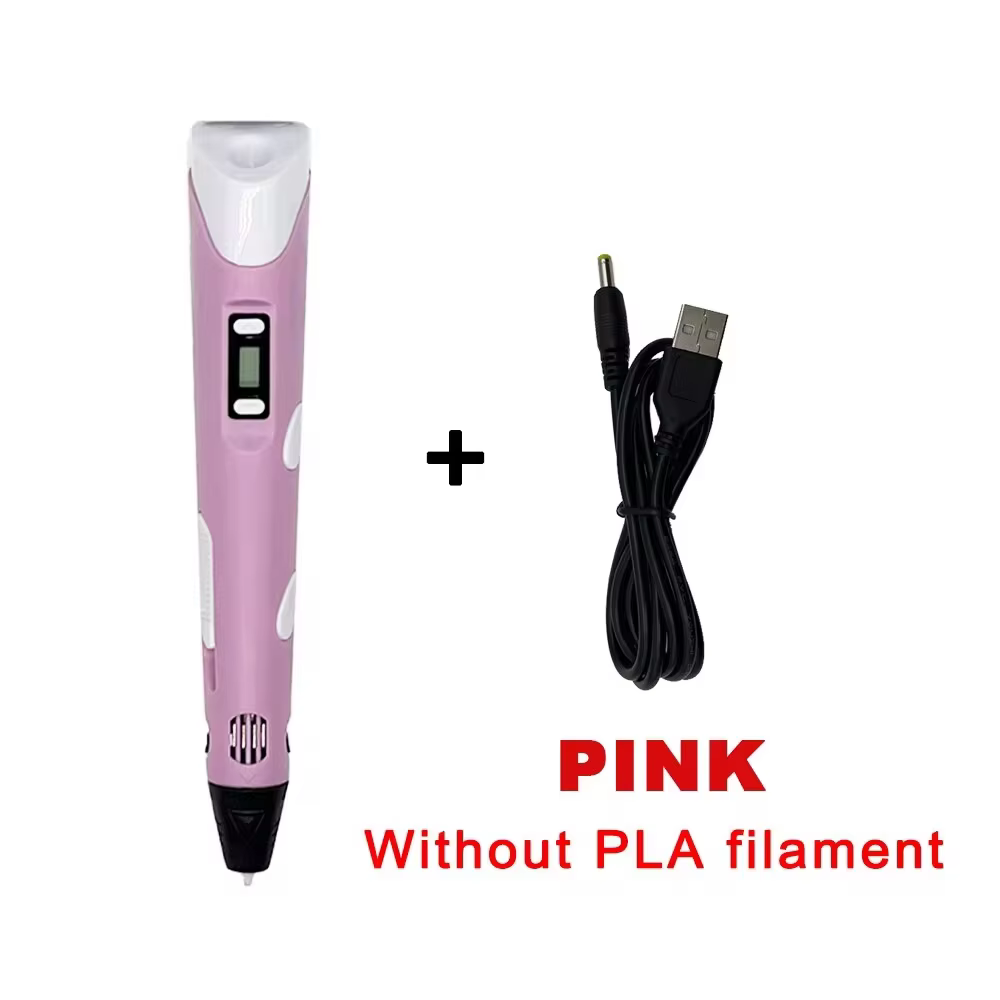 LED Display 3D Printing Pen with Camouflage Design