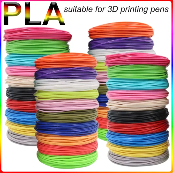 TOBIOPFK PLA Filament for 3D Printing Pens 1.75mm