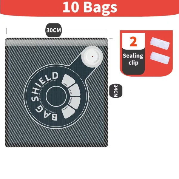 Upgraded Vacuum Filament Storage Bags for 3D Printing