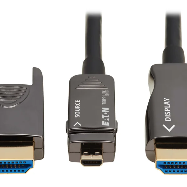 Eaton 30m 8K HDMI Fiber Optic Cable Type A to Micro Type D