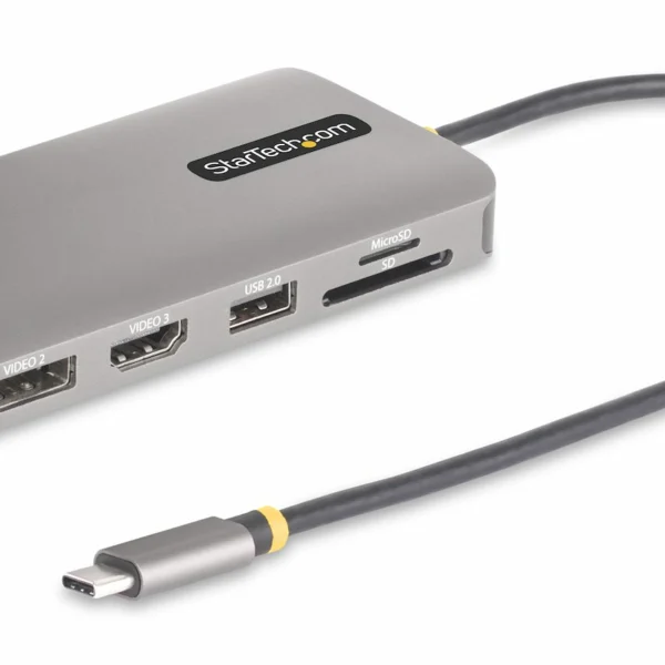 StarTech USB-C Multiport Adapter Triple 4K Display Hub