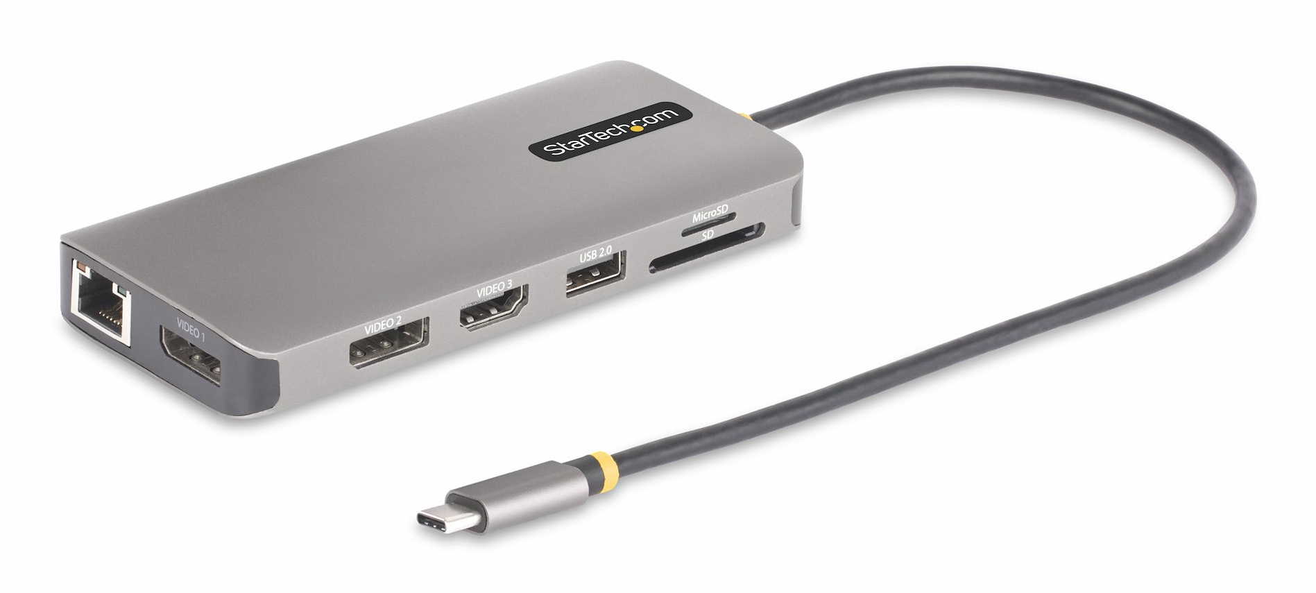StarTech USB-C Multiport Adapter Triple 4K Display Hub