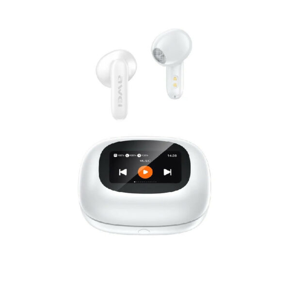 AWEI TP97 Wireless Bluetooth Earbuds with LCD Touch Screen